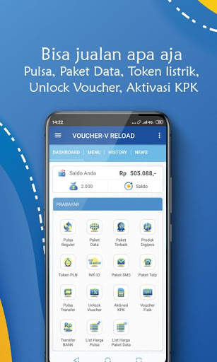 VOUCHER-V | Pulsa, Paket Data, Bayar Apapun 1 تصوير الشاشة