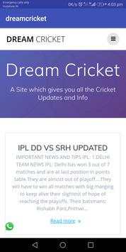 Dream Cricket screenshot 2