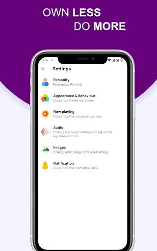 XR Music Player - All Formats Music player screenshot 1