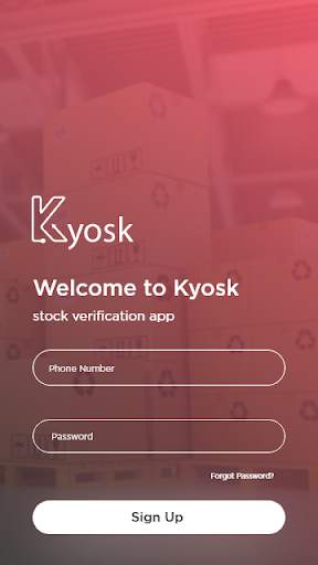 Kyosk Stock Verification App screenshot 2