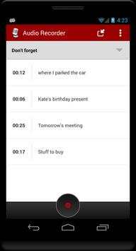 Audio Recorder screenshot 1