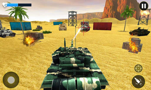 Tank vs Missile Fight-War Machines battle screenshot 11