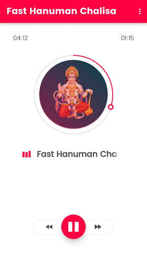 Fast Hanuman Chalisa Player & Reminder screenshot 2