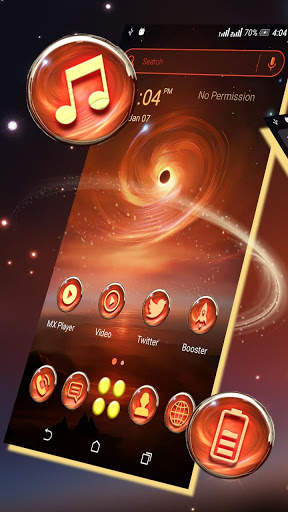 Universe Black Hole Launcher Theme screenshot 1