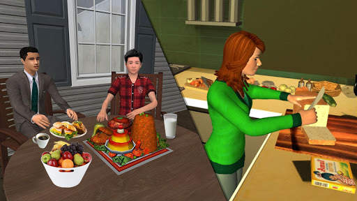 Virtual Mom Paper Girl - Family Simulator New Game screenshot 1