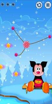 कट रस्सी मिकी - cut rope Micki screenshot 4
