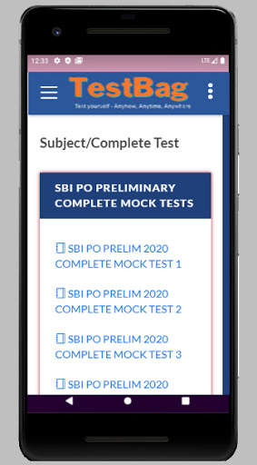 SBI-PO Online Test APP screenshot 7