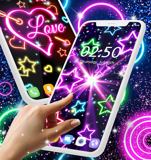Neon multi color wallpapers screenshot 2