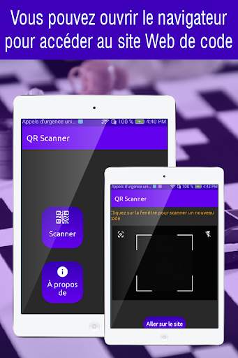 QR code scanner gratuit, lecteur qr code 9 تصوير الشاشة