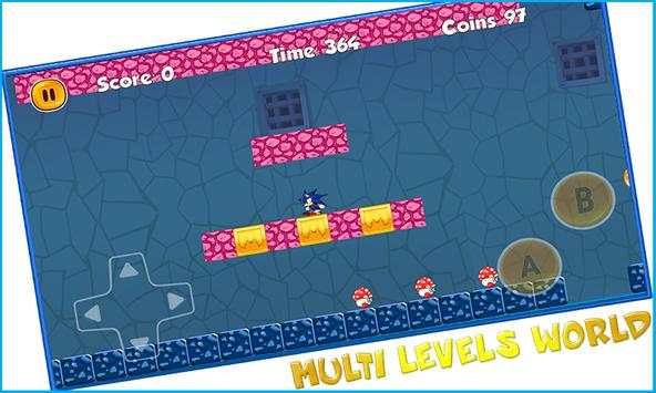 Adventure Super Speed Sonik Runner Temple Games screenshot 3