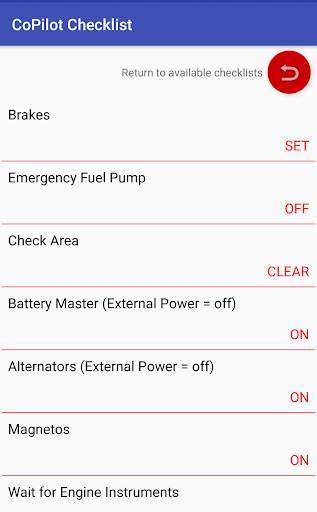 Pilot Checklists for General Aviation Aircraft screenshot 2