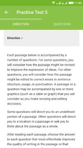SAT Test Writing & Language скриншот 5