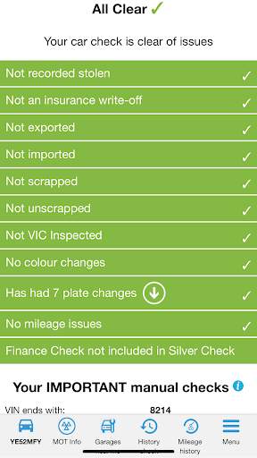 KnowYourCar: Free car check, vehicle help. MOT/TAX screenshot 7