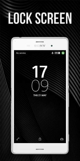 Black 6.0( for Xperia Theme) screenshot 2