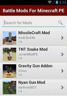 Battle Mods For Minecraft PE screenshot 2