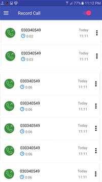 New Automatic Call Recorder 2018 screenshot 3