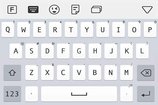 iOS11  Keyboard screenshot 1