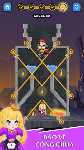 Hero Rescue - Câu Đố Hack Não screenshot 3