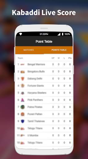Kabaddi Live Score -Live Match screenshot 4