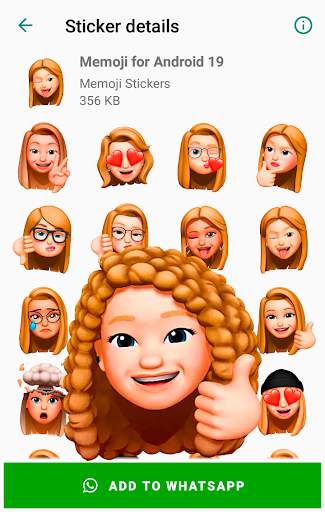 Stickers Memoji for Android WhatsApp WAStickerApps screenshot 8