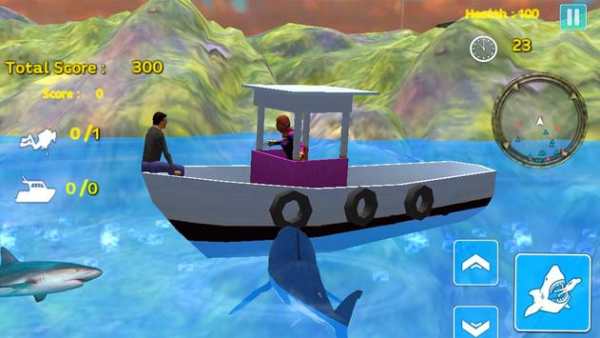 Deadly Shark Simulator : Blue whale  hunting Game screenshot 3