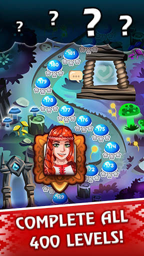 Agness the Witch Puzzle Saga. Candy Slavic Stories screenshot 1