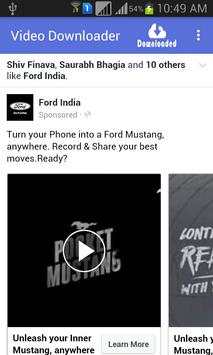 Video Downloader for Facebook screenshot 1