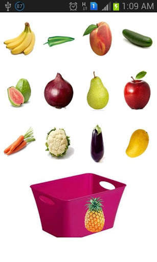 Kids Fruits Sorting Game screenshot 2