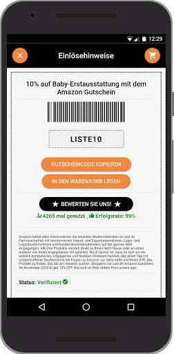 Shopping Gutscheine für Amazon – Deals, Rabatte screenshot 3