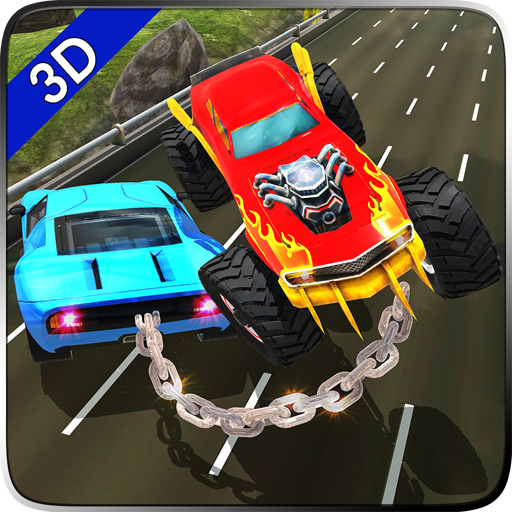 Chained Cars Rival Racing Impossible Stunt Driving icon
