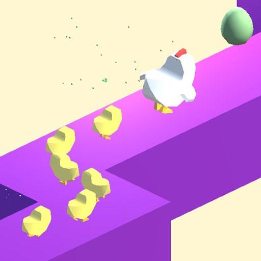 Chicken Run -3D ZigZag Game icon