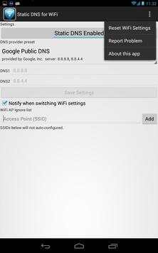 Static DNS for WiFi screenshot 6