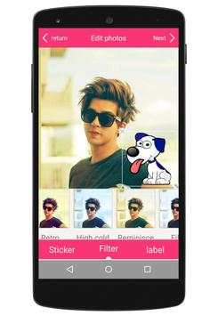 Selfie Sticker Camera Editing screenshot 4