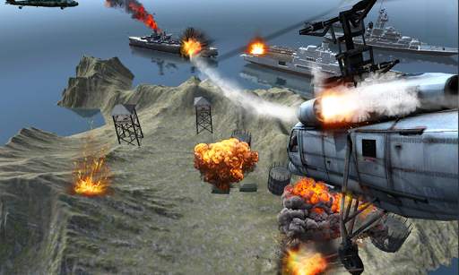 Air Attack Gunship Strke 2018 screenshot 1