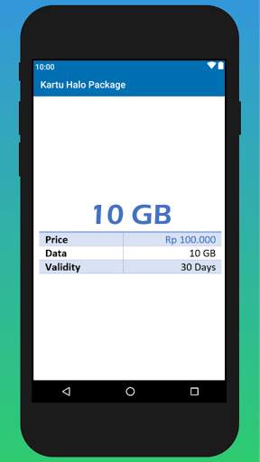Kartu Halo Internet Package screenshot 2