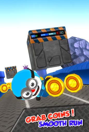 3D Blue Banana Cat Run screenshot 3