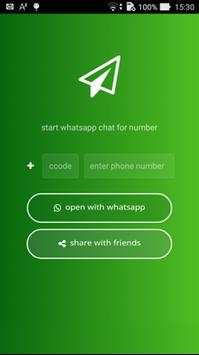 Open With Whatsapp screenshot 1