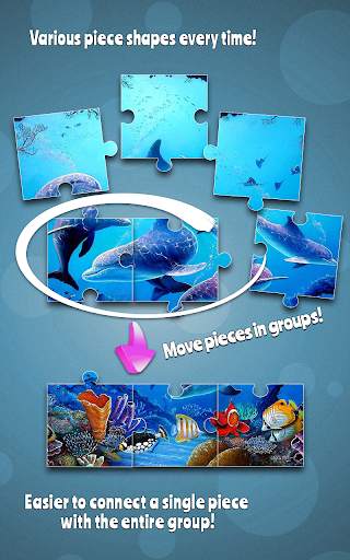 Dolphins Jigsaw Puzzle Game screenshot 6