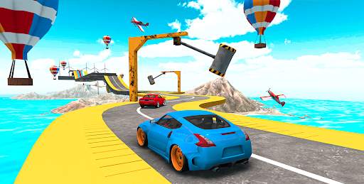 Superhero Crazy Car Stunt Mega Ramp Car GT Racing screenshot 4