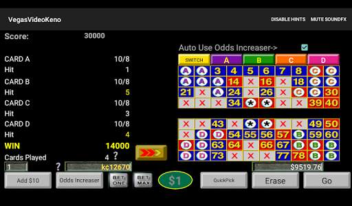 Vegas Video Keno screenshot 9