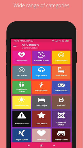 Hindi Status App - Quotes For Facebook And Whatsap screenshot 1
