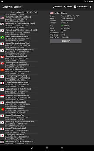 VPN Servers for OpenVPN screenshot 9