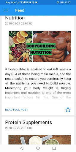 Vegan Bodybuilding App screenshot 1