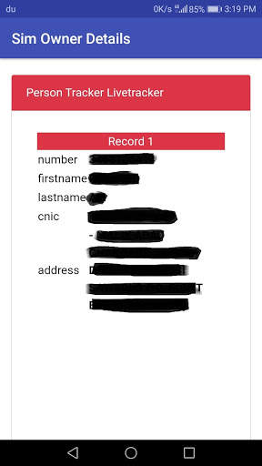 Pak Sim Database 2020 | Sim Owner Details screenshot 3
