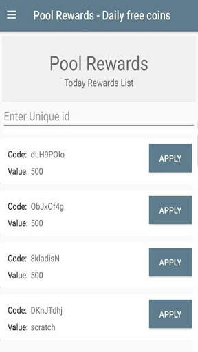 Daily Free Pool Rewards & Coins Links 2020 screenshot 1