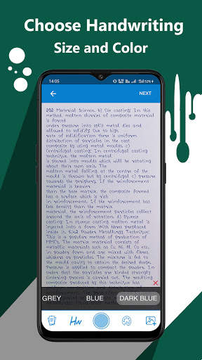 Handwriter : handwriting change app screenshot 5
