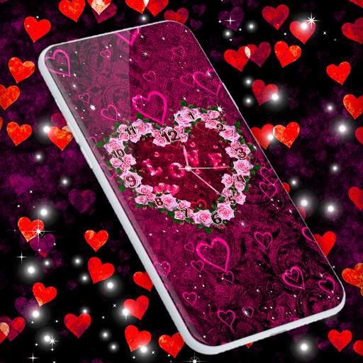 Hearts Love Clock Wallpapers 6.9.21