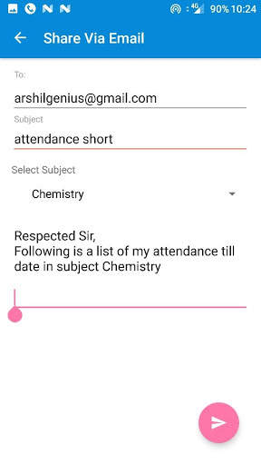 Pocket Attendance Manager скриншот 8
