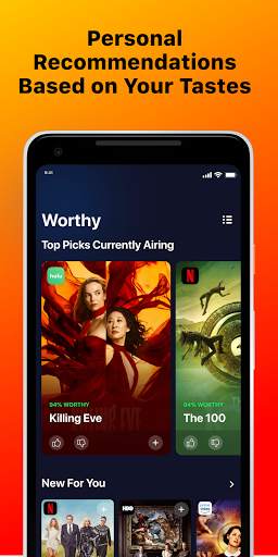 Watchworthy - Personalized TV Recommendations 3 تصوير الشاشة
