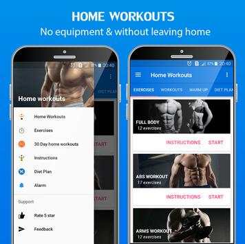 Home Workouts screenshot 1